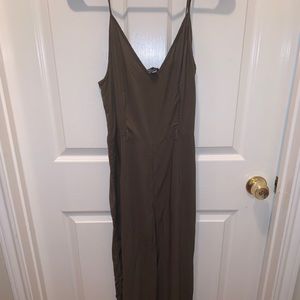 NWT - Forever 21 Olive Jumpsuit Women’s Small